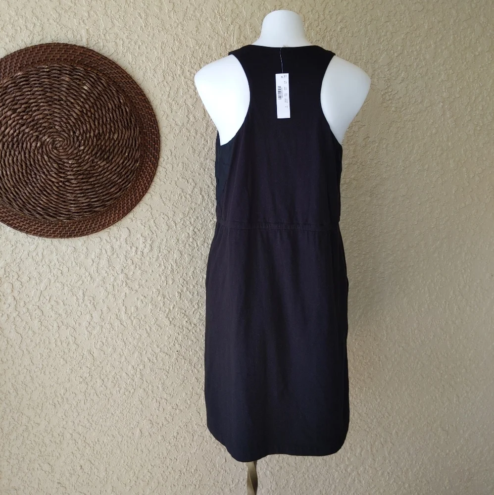 J crew‎ black hideaway dress nwt
